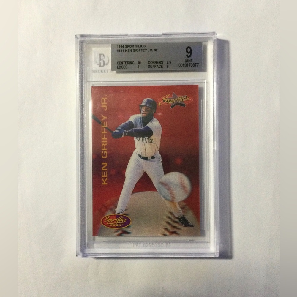 1994 Sportflics Ken Griffey Jr. Holo #181 graded 9 BGS MNT